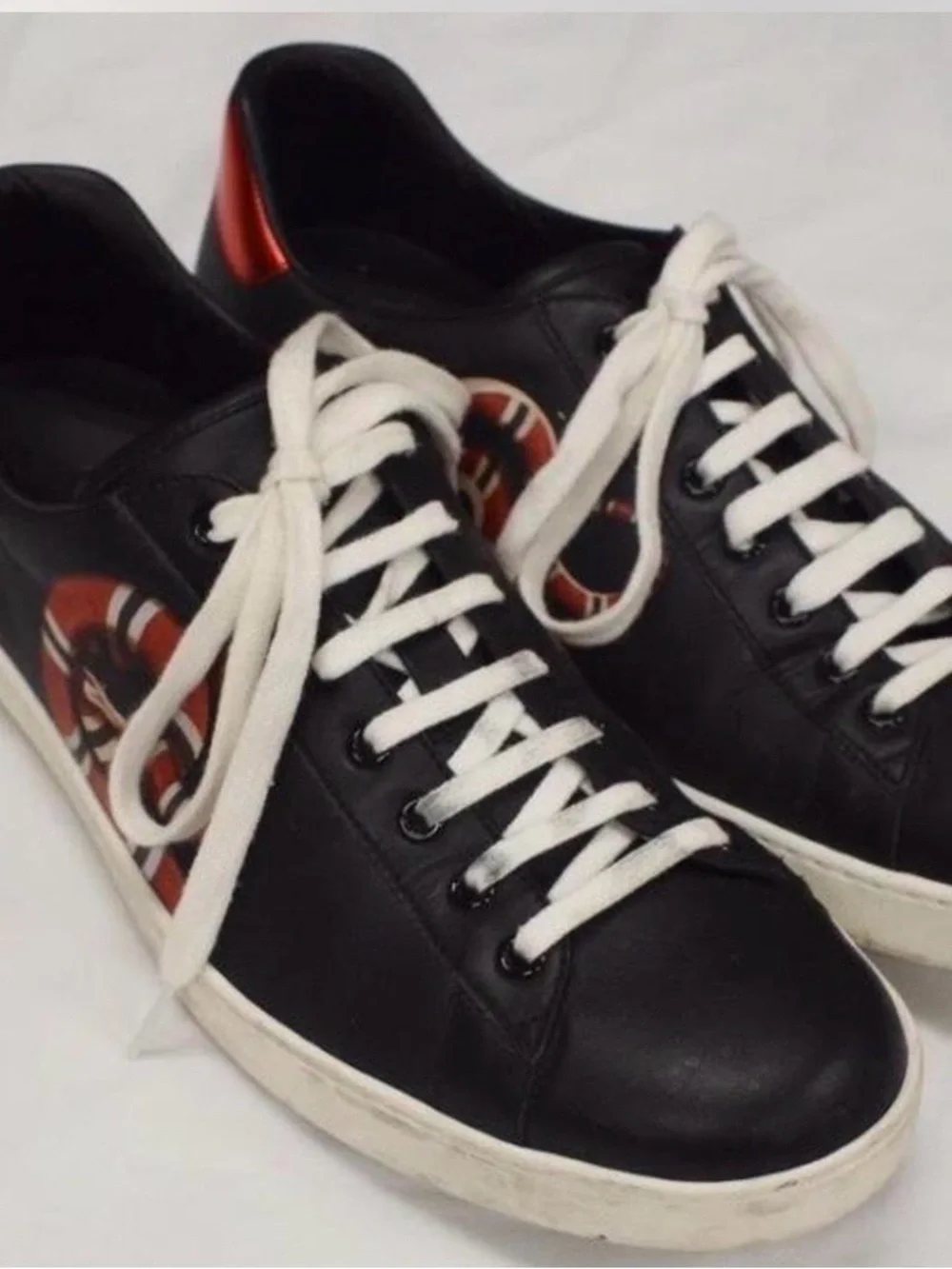 Gucci black leather
